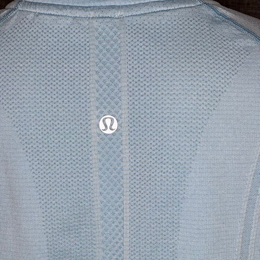 Lululemon Run: Swiftly Tech 1/2 Zip Heathered Blu… - image 6